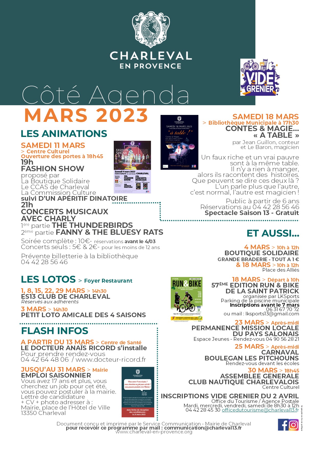 Mars 2023 cot agenda