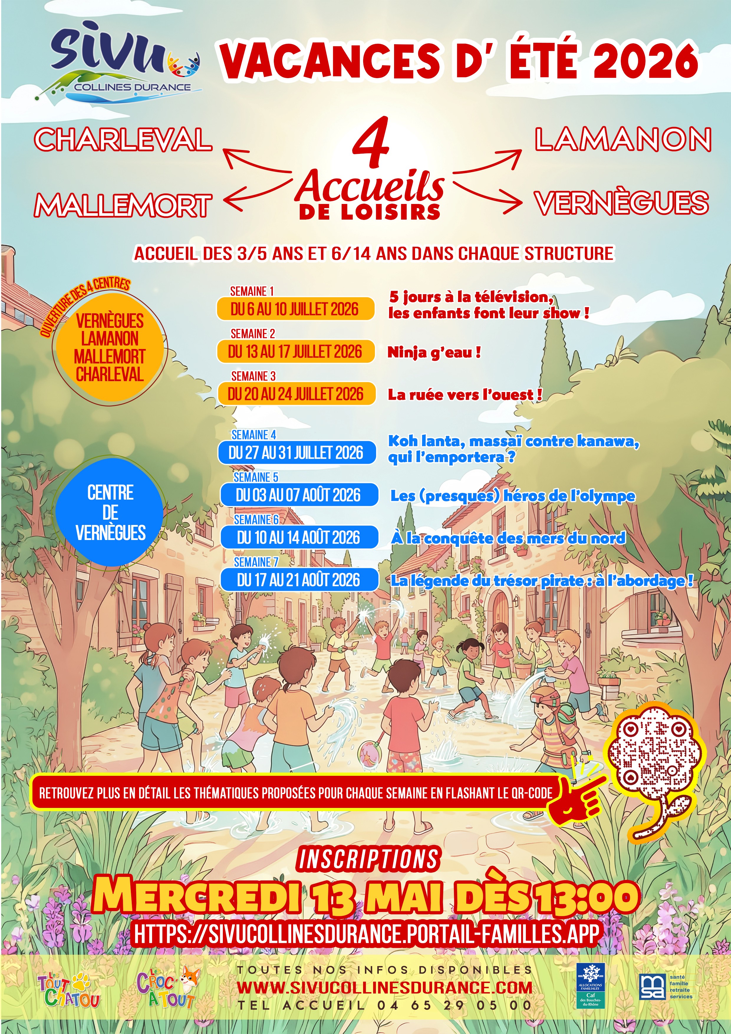 Affiche Vacances ALSH Et 2026 valide